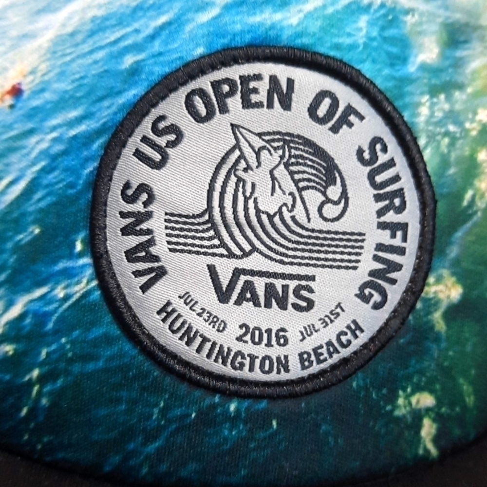 VANS Rare US Open 2016 Surf Logo Snapback Hat - Picture 2 of 6